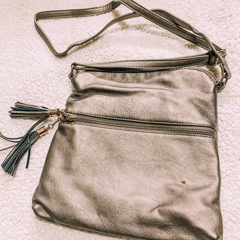 Silver Sam Moon Crossbody